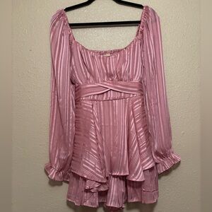 Pink Striped Long Sleeve